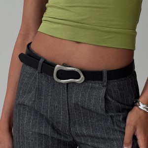 Leto Belt Black / Silver