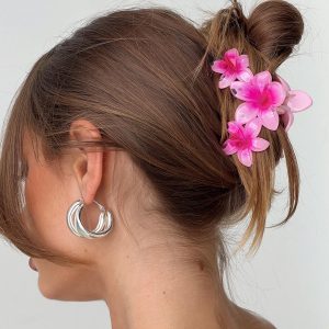 Chianti Frangipani Claw Clip Pink