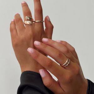 Stacks Ring Pack Gold