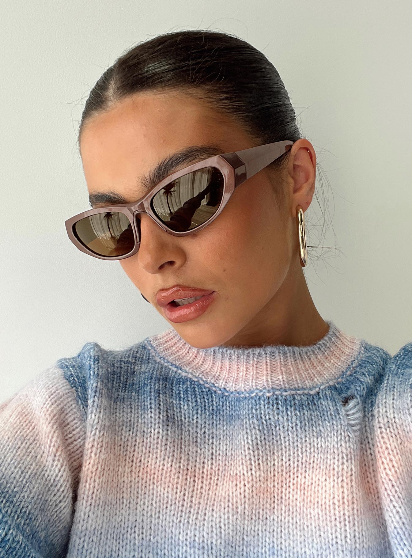 Letina Sunglasses Brown - Image 4