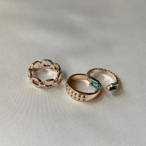 Tasha Ring Pack Gold