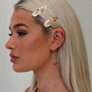 Felipe Hair Clip Pack Gold