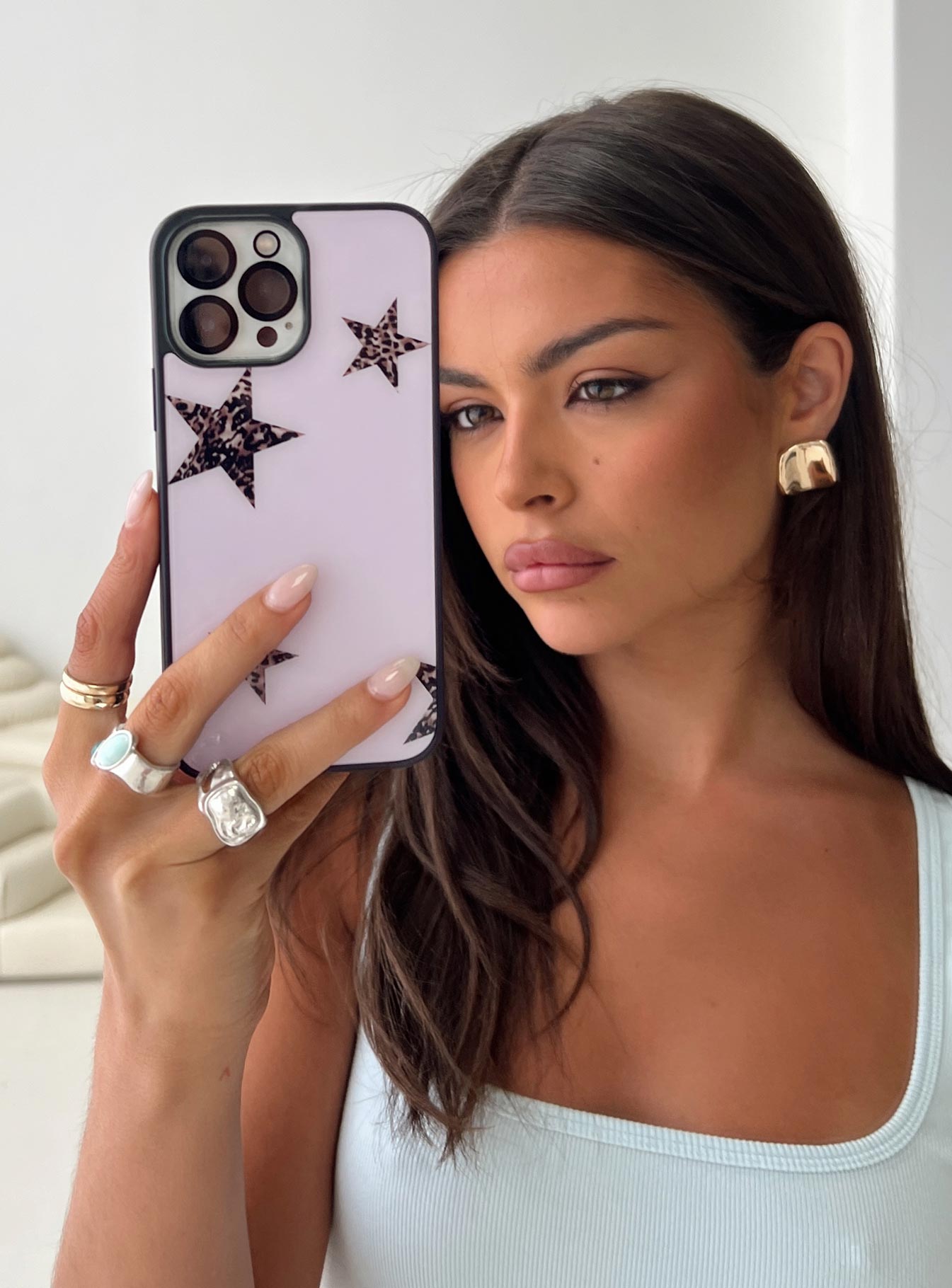 Unfolding iPhone Case Pink / Leopard - Image 3