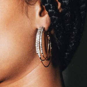 Ekin Hoop Earrings Gold