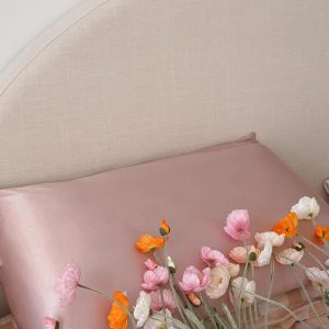 Rosalyn Silky Pillow Case Set Pink