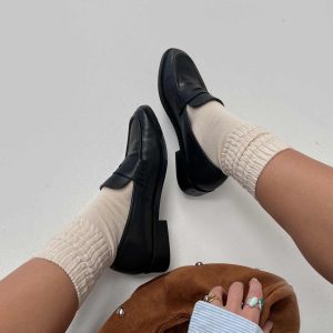 Sama Slouch Sock Beige