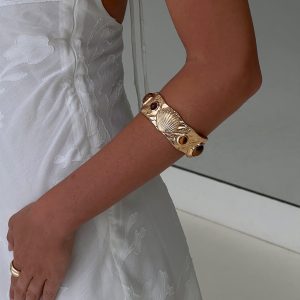 Sun Is Showing Cuff Gold / Brown