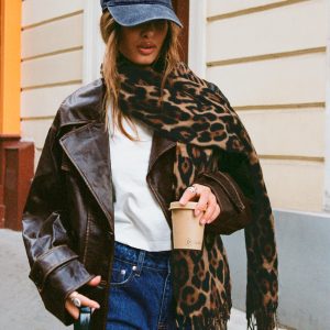 London Town Scarf Leopard