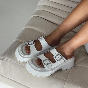 Windsor Smith Reach Sandals White