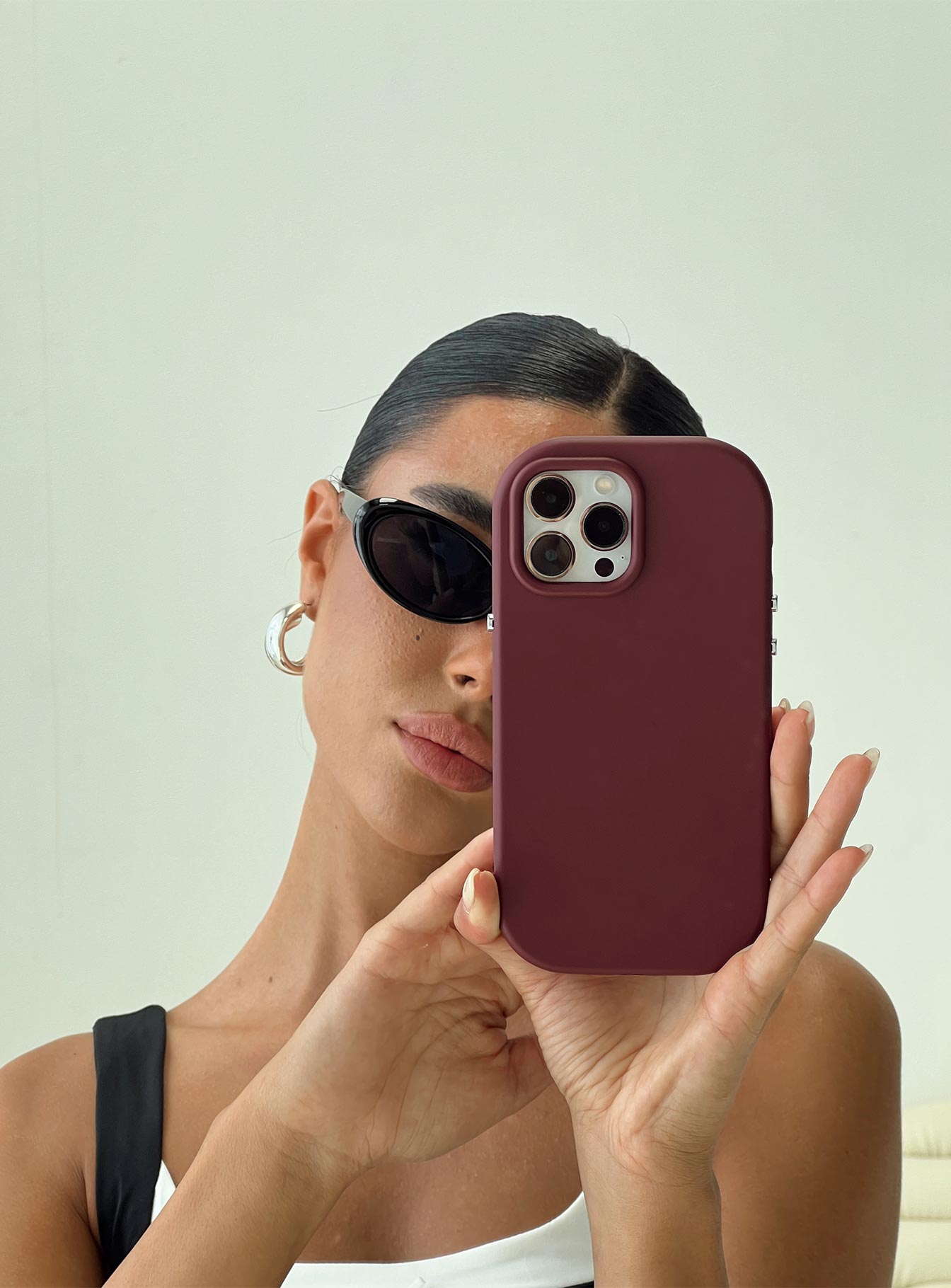 Emorie iPhone Case Burgundy