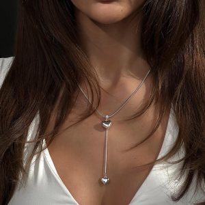 Consideration Necklace Silver