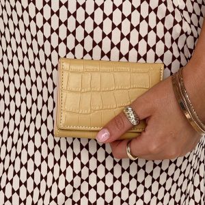 Mariah Card Holder Yellow