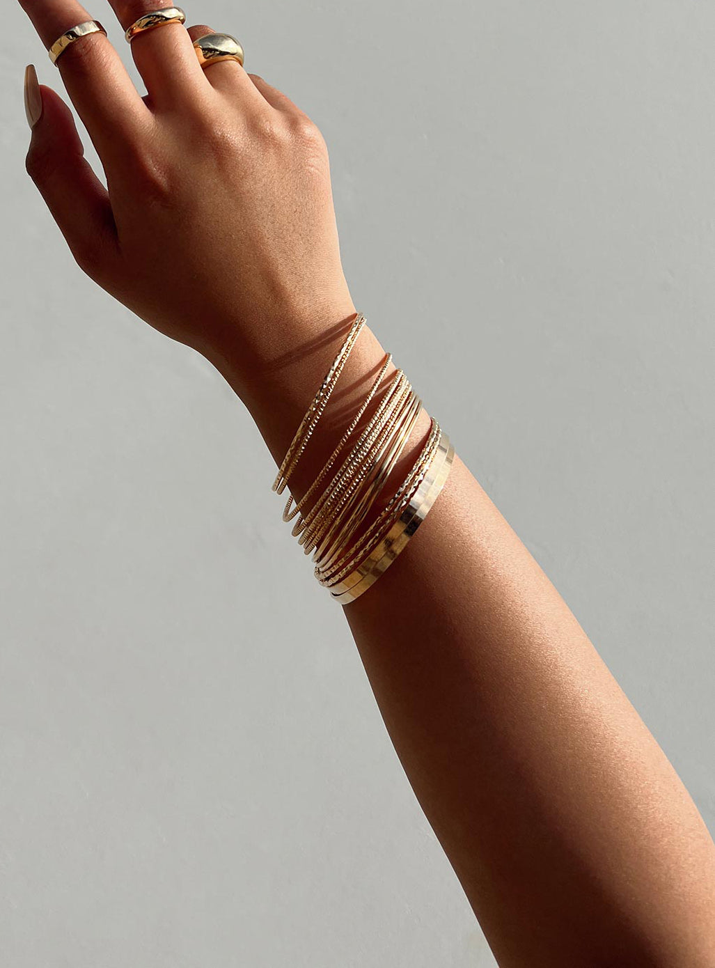 Gemme Bangles Gold