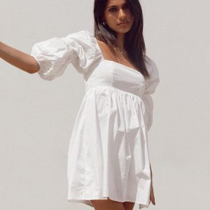 Noha Mini Dress White