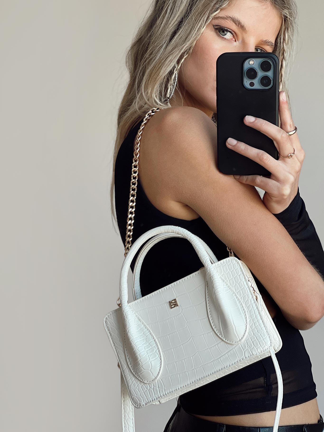 Sigrid Cross Body Bag White