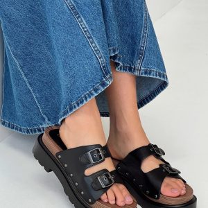 Slow Motion Sandals Black