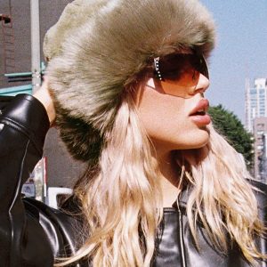 Veruca Fluffy Hat Brown