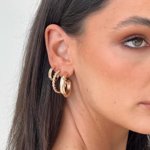 Atherton Earring Pack Gold