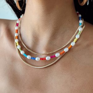 Brando Necklace Gold / Multi