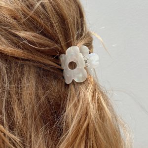 Jaci Hair Clip White