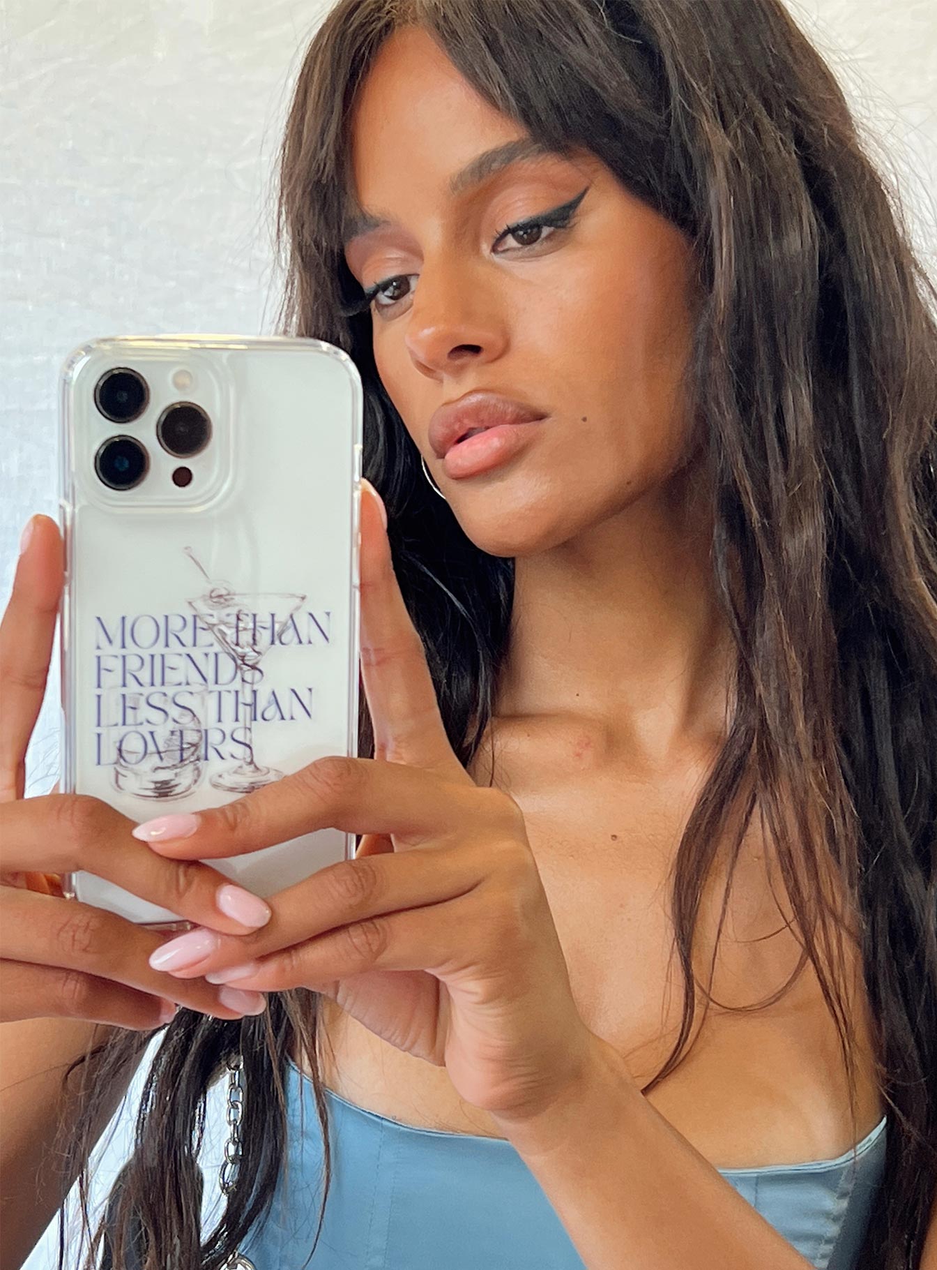 Shaken Not Stirred iPhone Case Clear