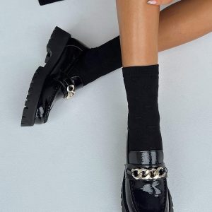 Lucille Loafer Patent Black