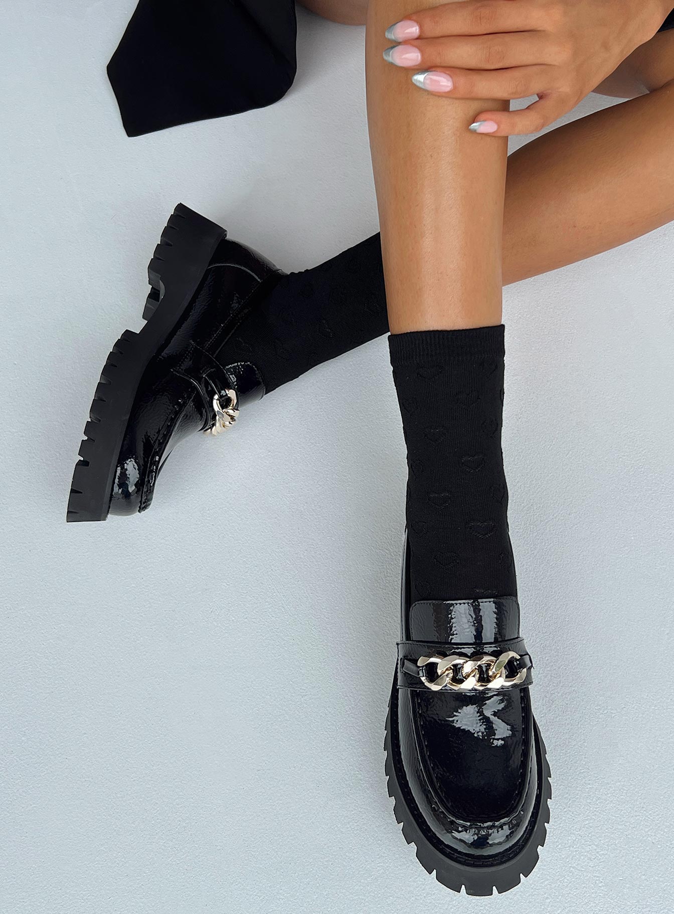 Lucille Loafer Patent Black