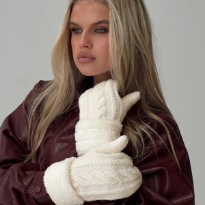 Charel Mittens White