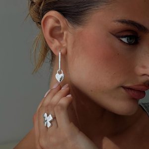 Honeymoon Stage Earrings Silver