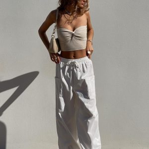 Brunie Pants White Tall