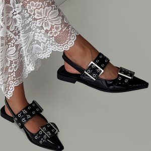 Therapy Matilda Flats Black Patent