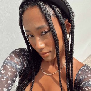 Denia Headband Black