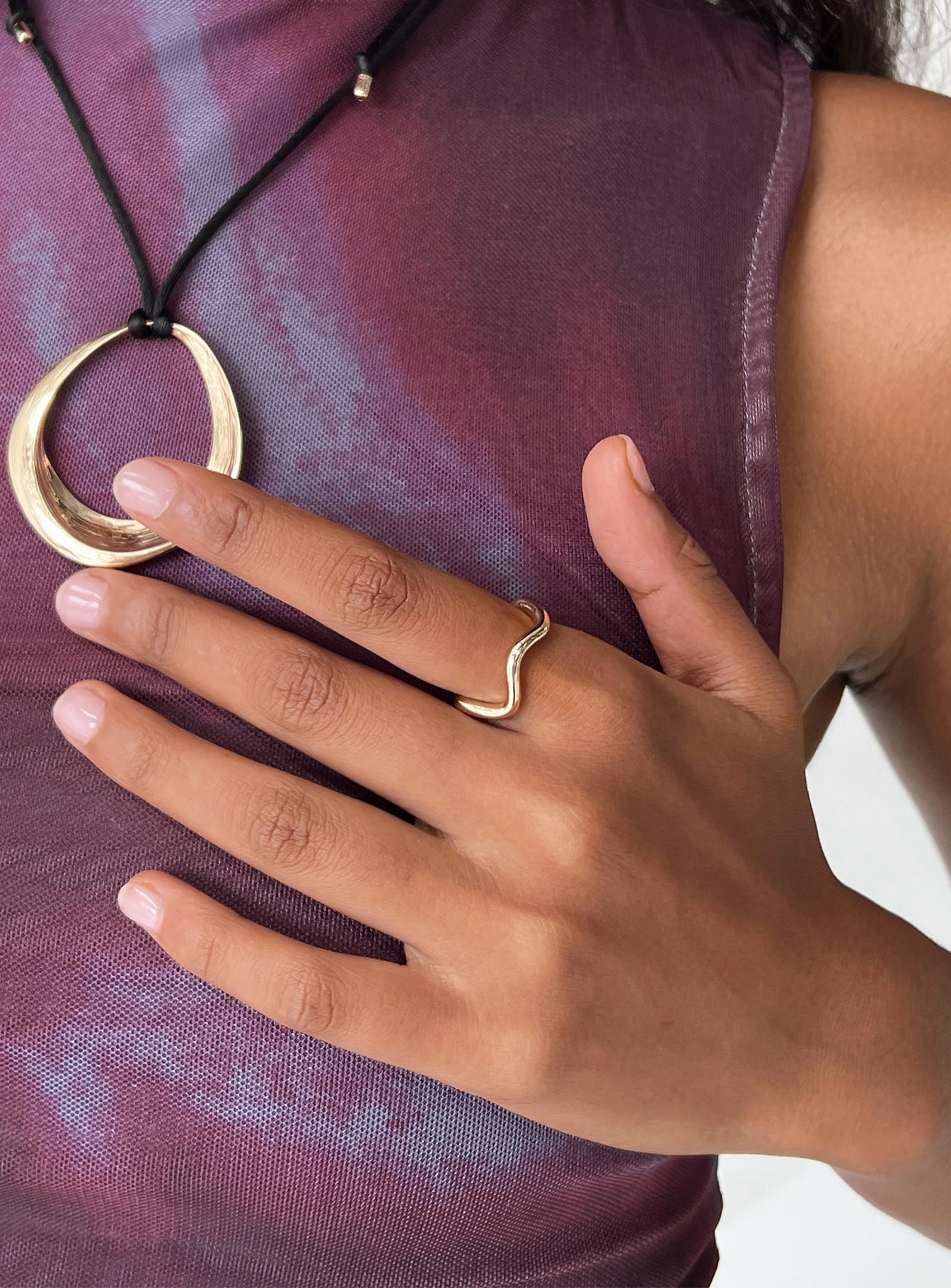 Lune Ring Gold