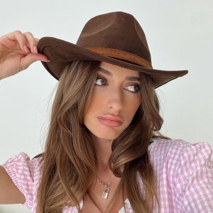 Country Girl Cowboy Hat Brown