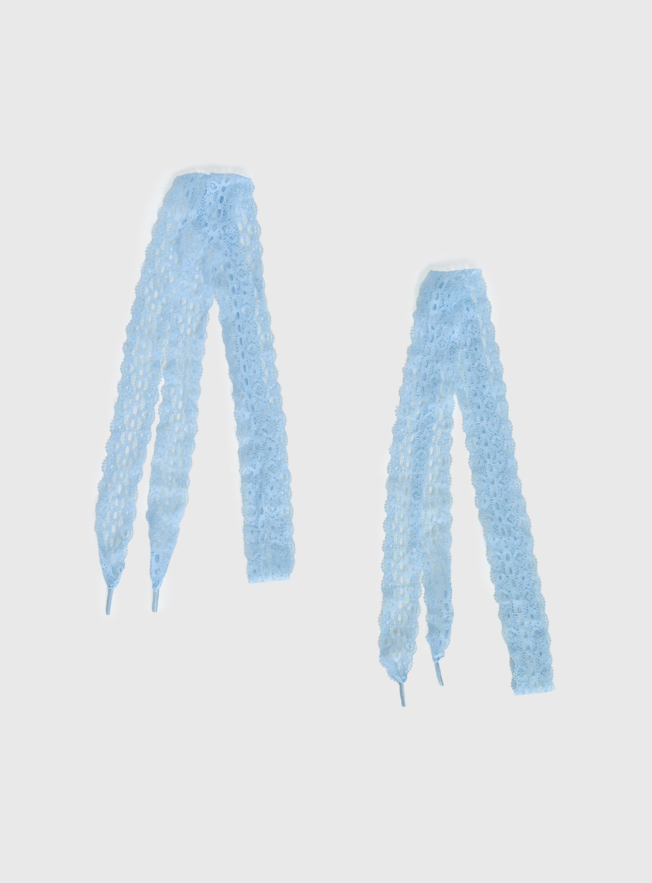 Masonne Lace Shoelaces Blue - Image 2