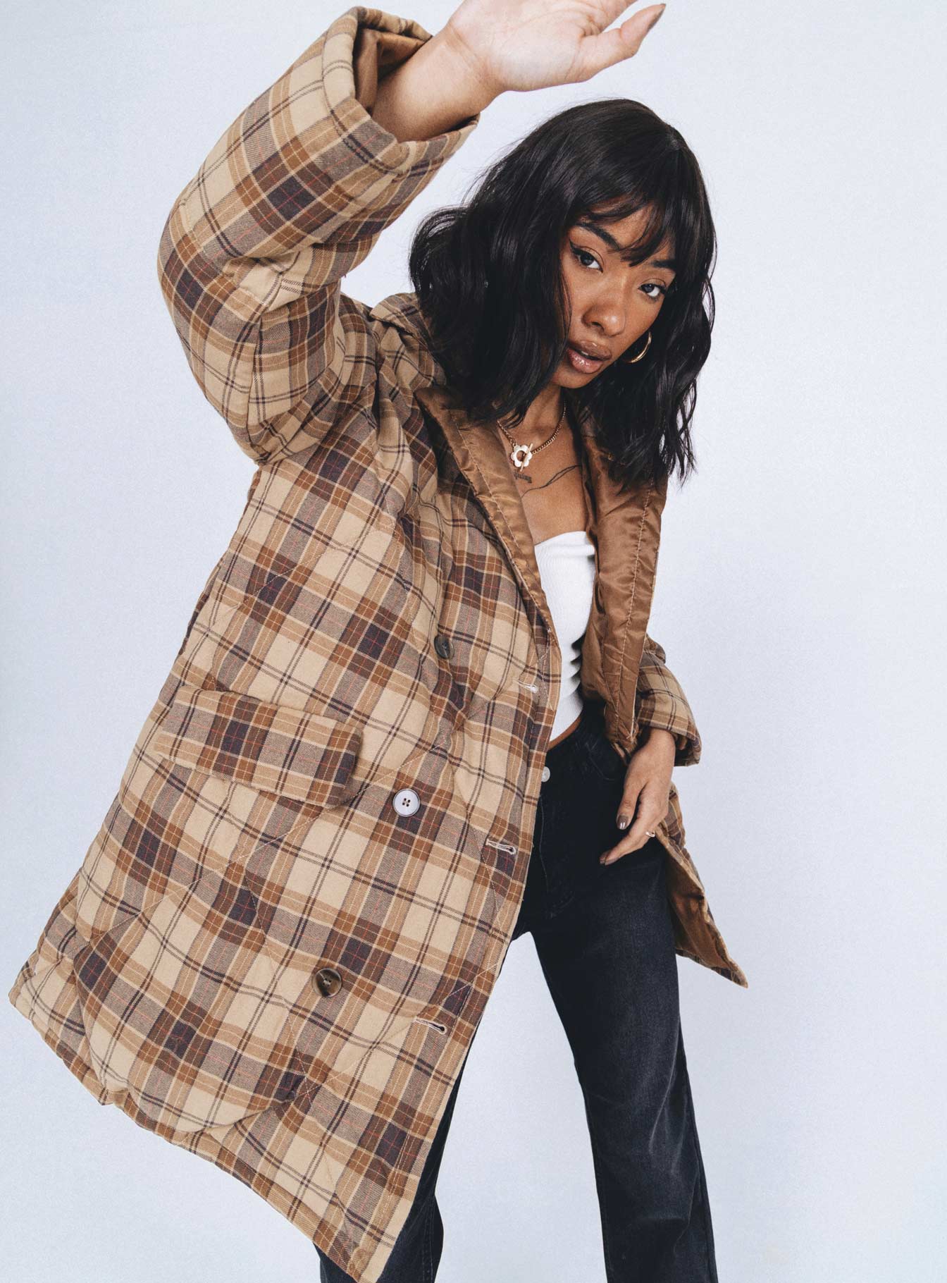 Nyomi Coat Brown - Image 2