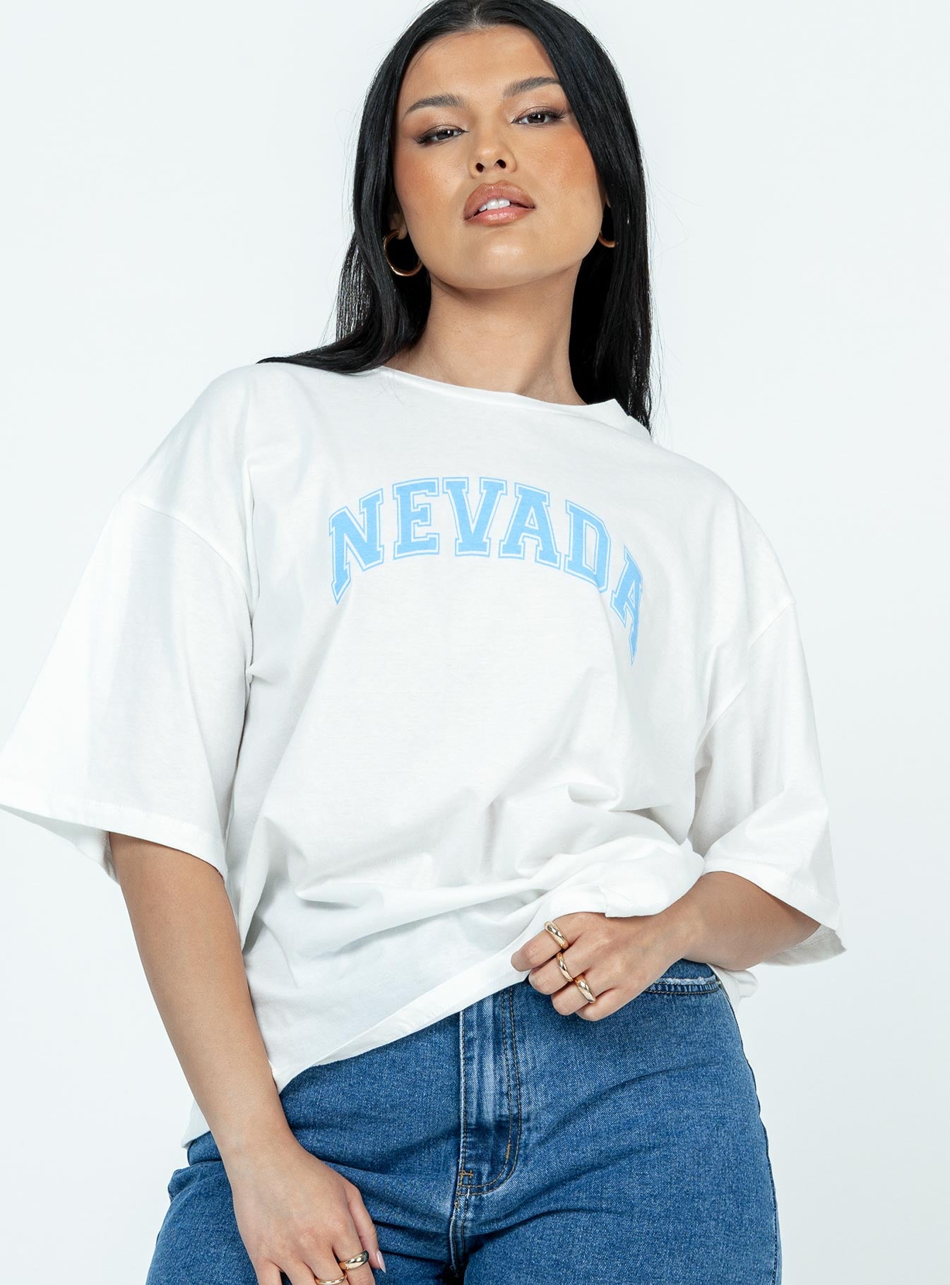 Nevada Graphic Tee White - Image 2