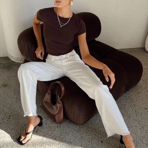 Kalinda Denim Jeans White