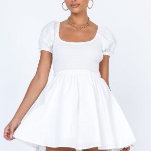 Everyday Sunshine Mini Dress White