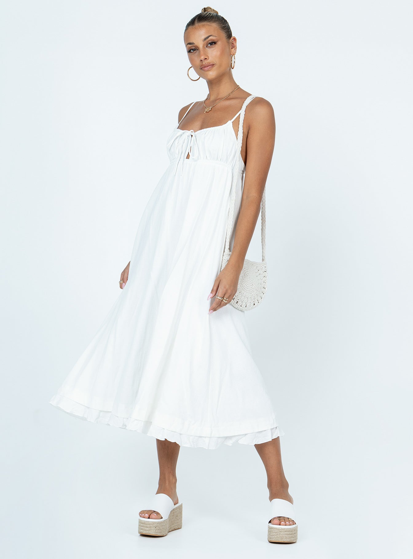 Empress Of Love Maxi Dress White - Image 2