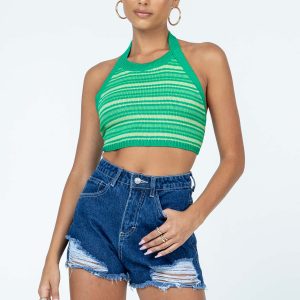 Elise Shorts Dark Wash Denim