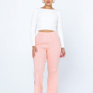 Philipa Knit Pants Pink