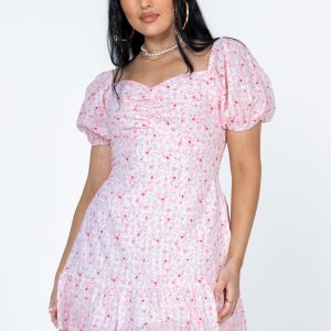 Storm Mini Dress Pink
