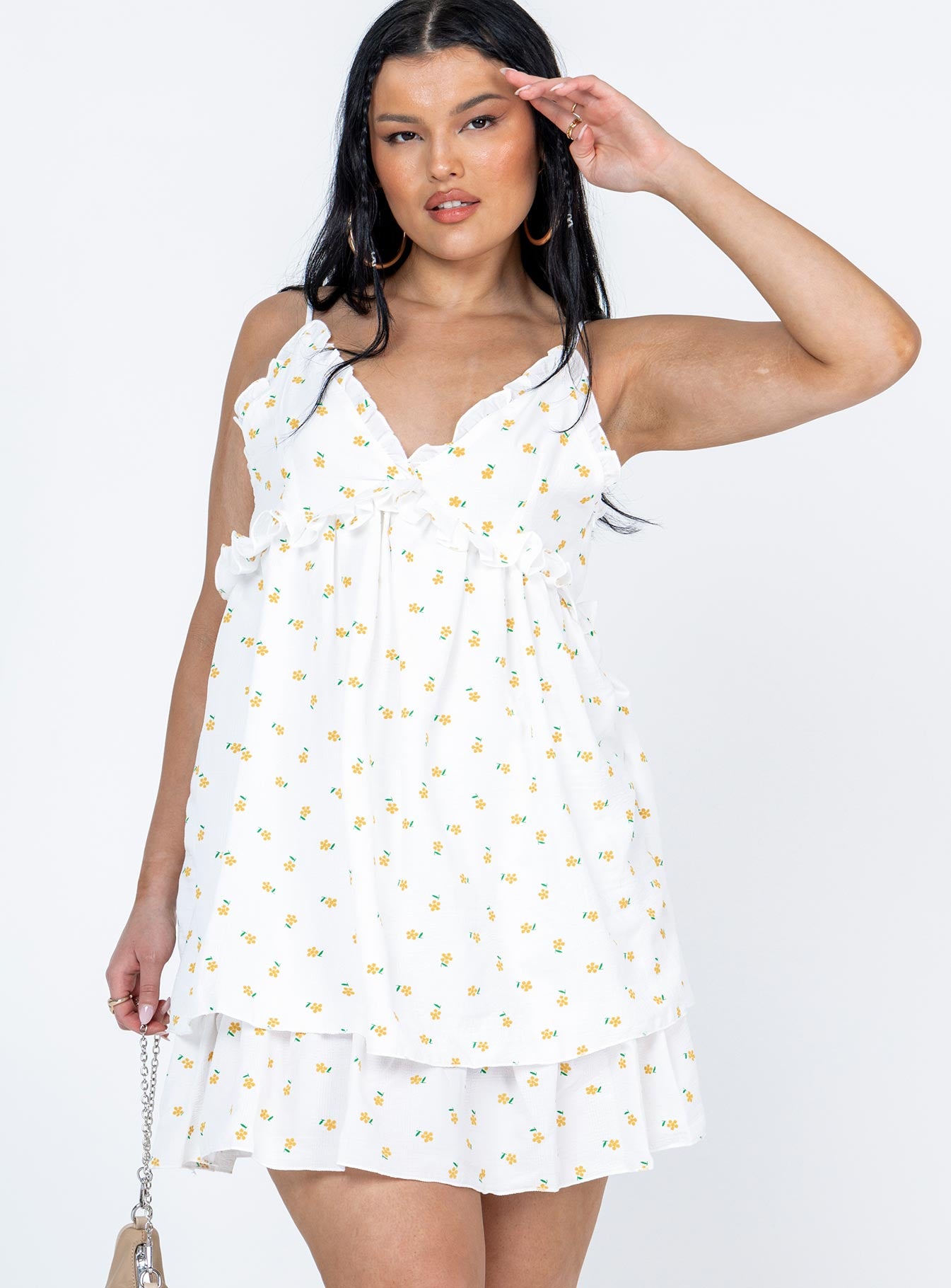 Kassidy Mini Dress White - Image 2