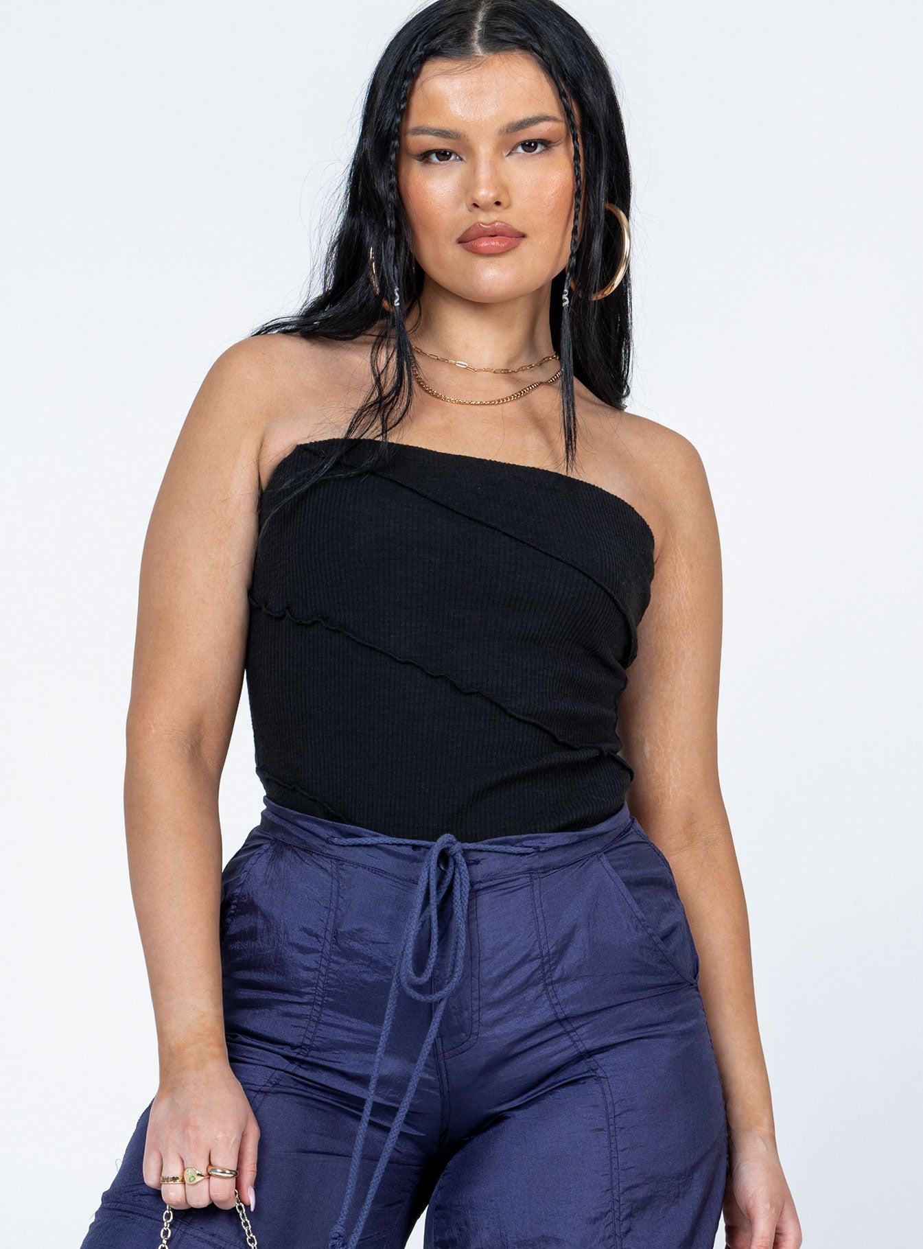 Oscar Strapless Bodysuit Black - Image 2