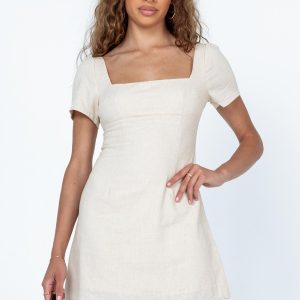Hastings Mini Dress Beige