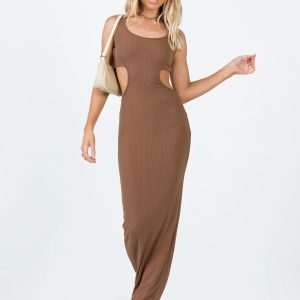 Alaska Maxi Dress Brown