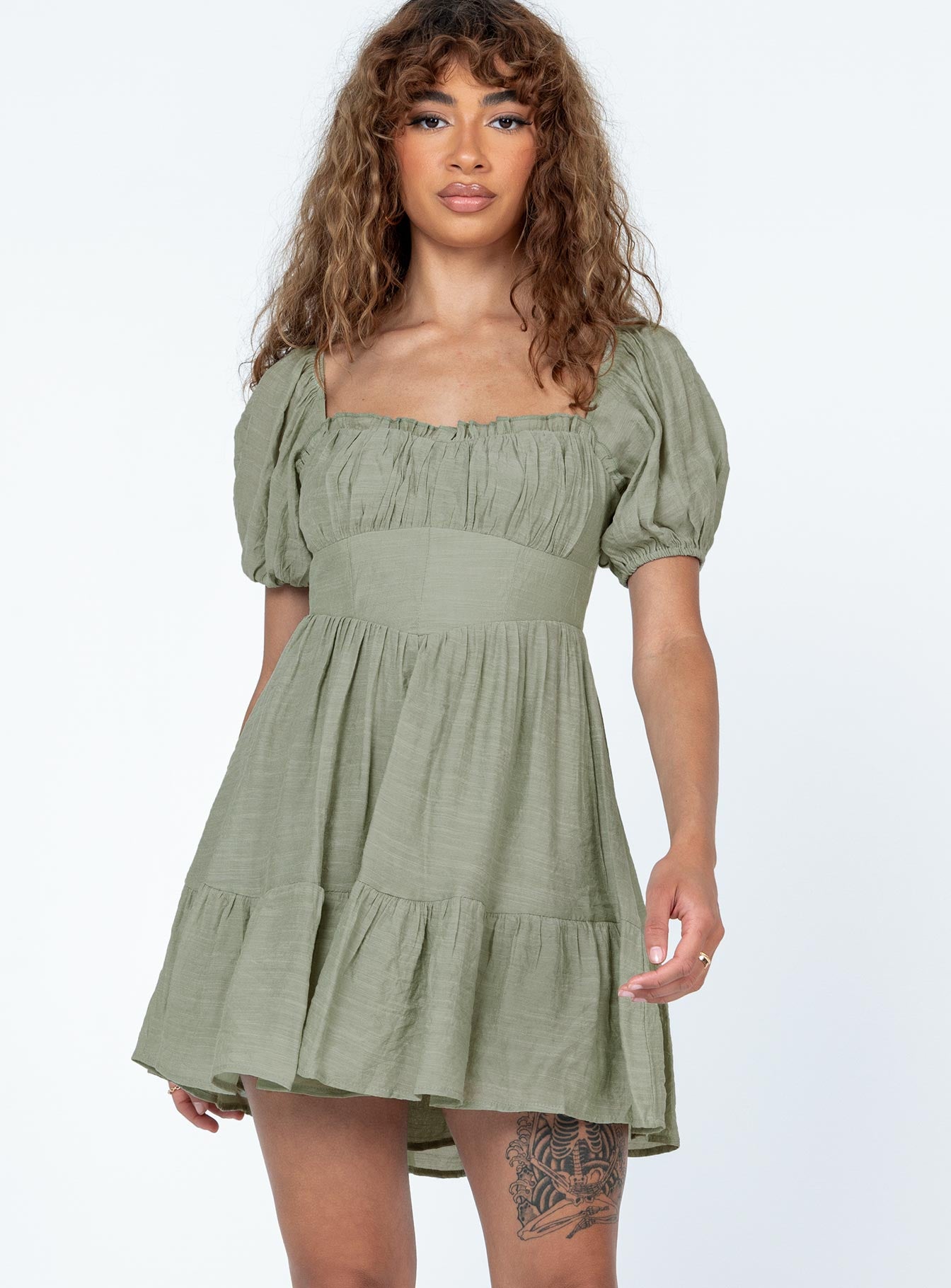 Ethan Mini Dress Green