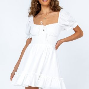 Starley Mini Dress White