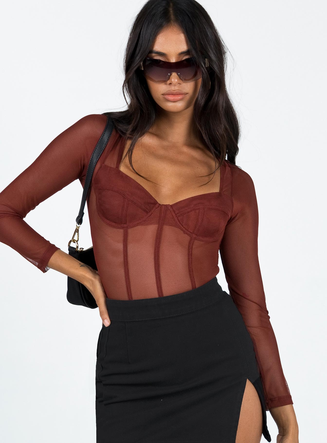 Leonie Bodysuit Brown - Image 2